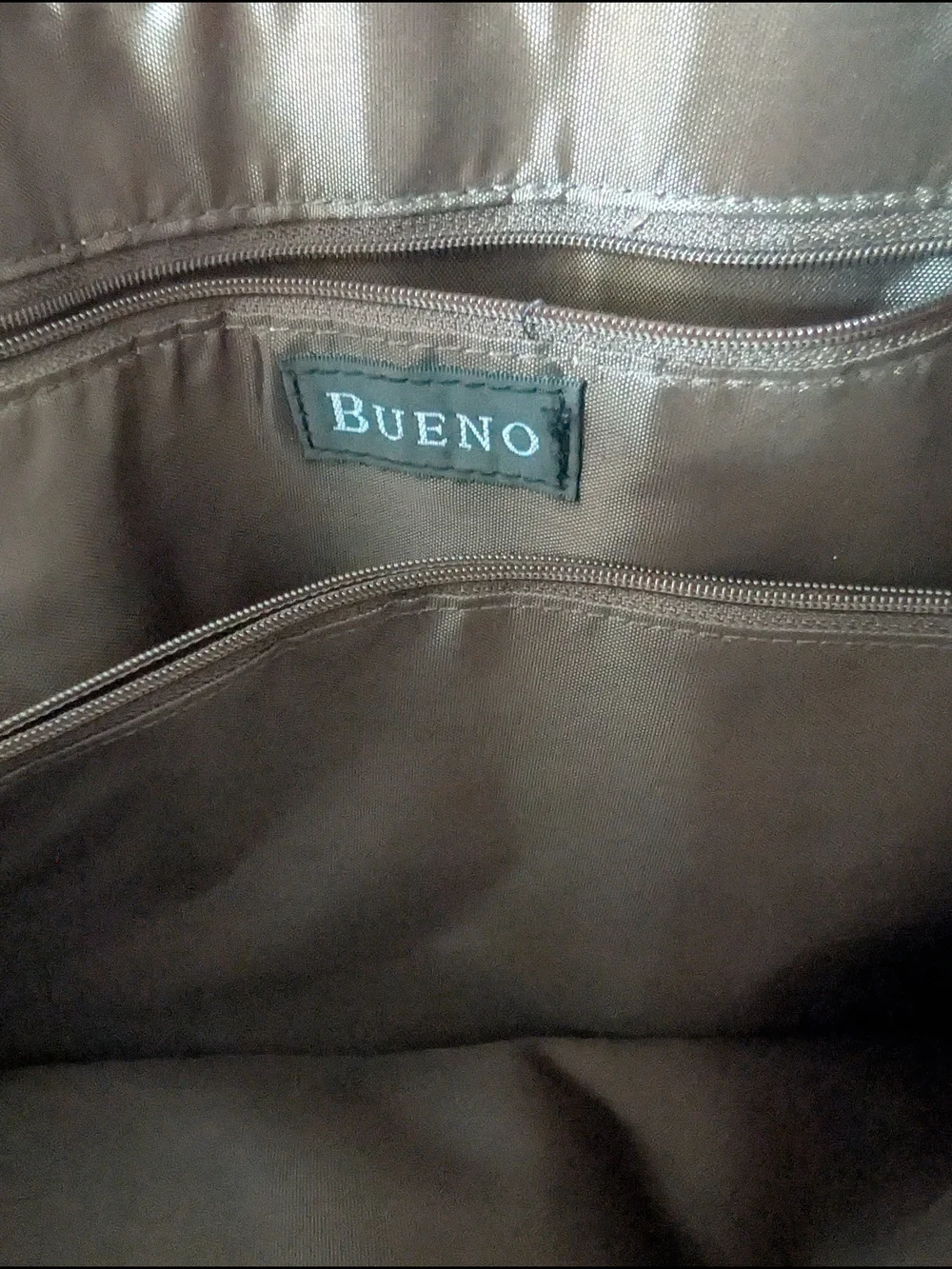 Bueno Brown Interior Organizer Tote